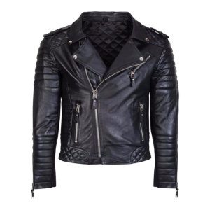 Leather Biker Jacket Black