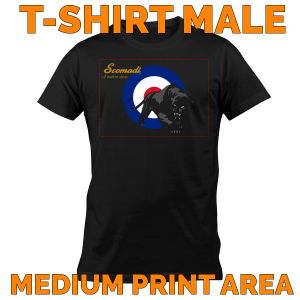 T-Shirt Male Medium Print Area