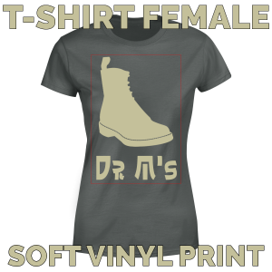 t-shirt female soft vinyl large print